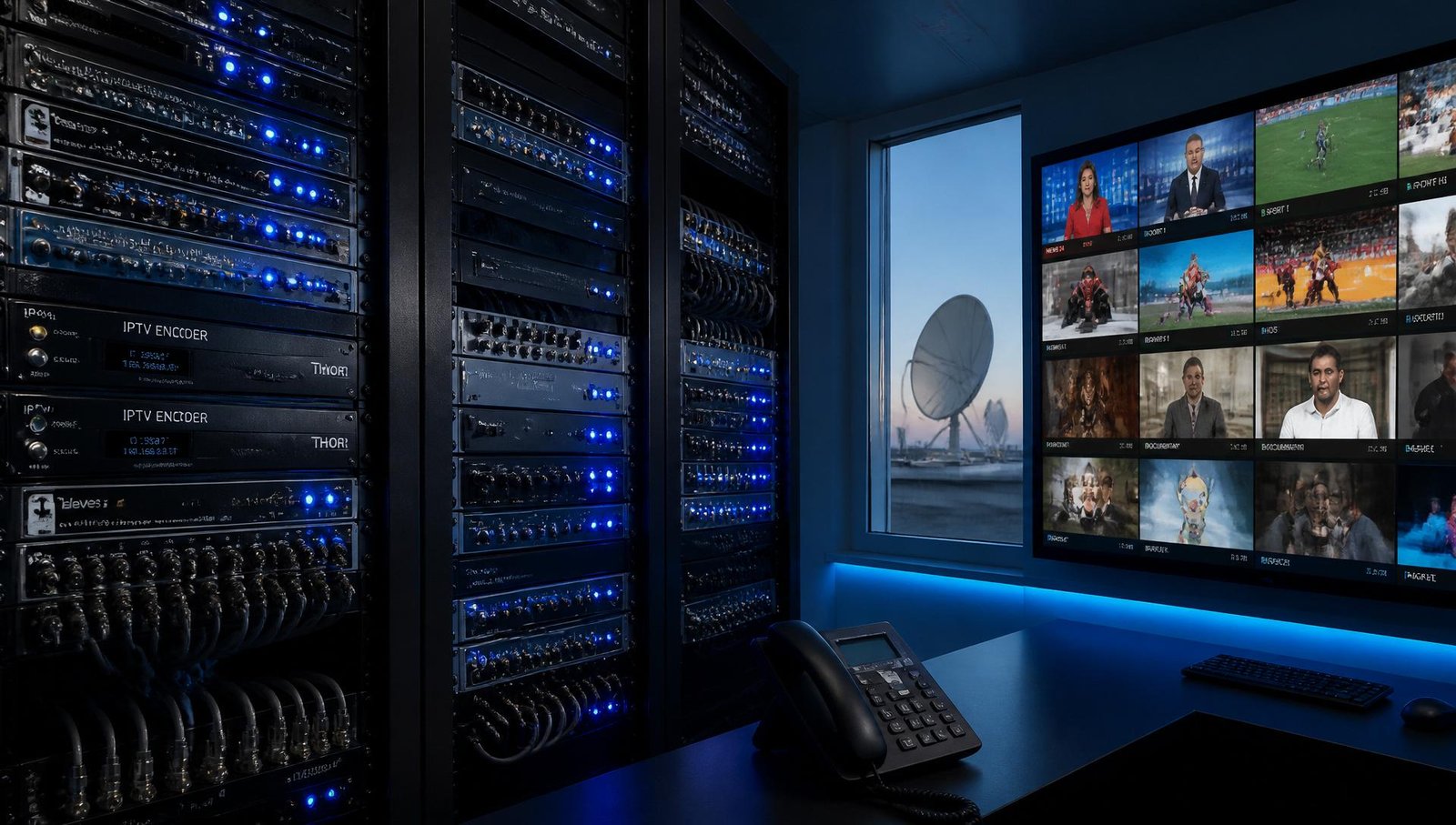 SMATV & IPTV Distribution — enterprise data center